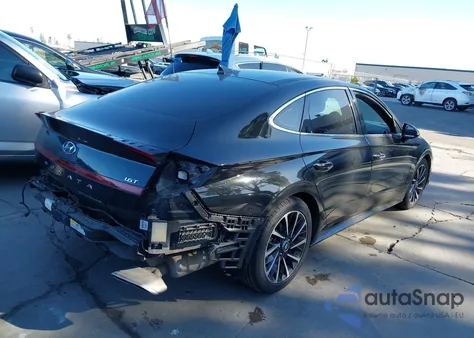 2020 Hyundai Sonata Sel Plus z USA, uszkodzony, nr VIN 5NPEJ4J24LH027381